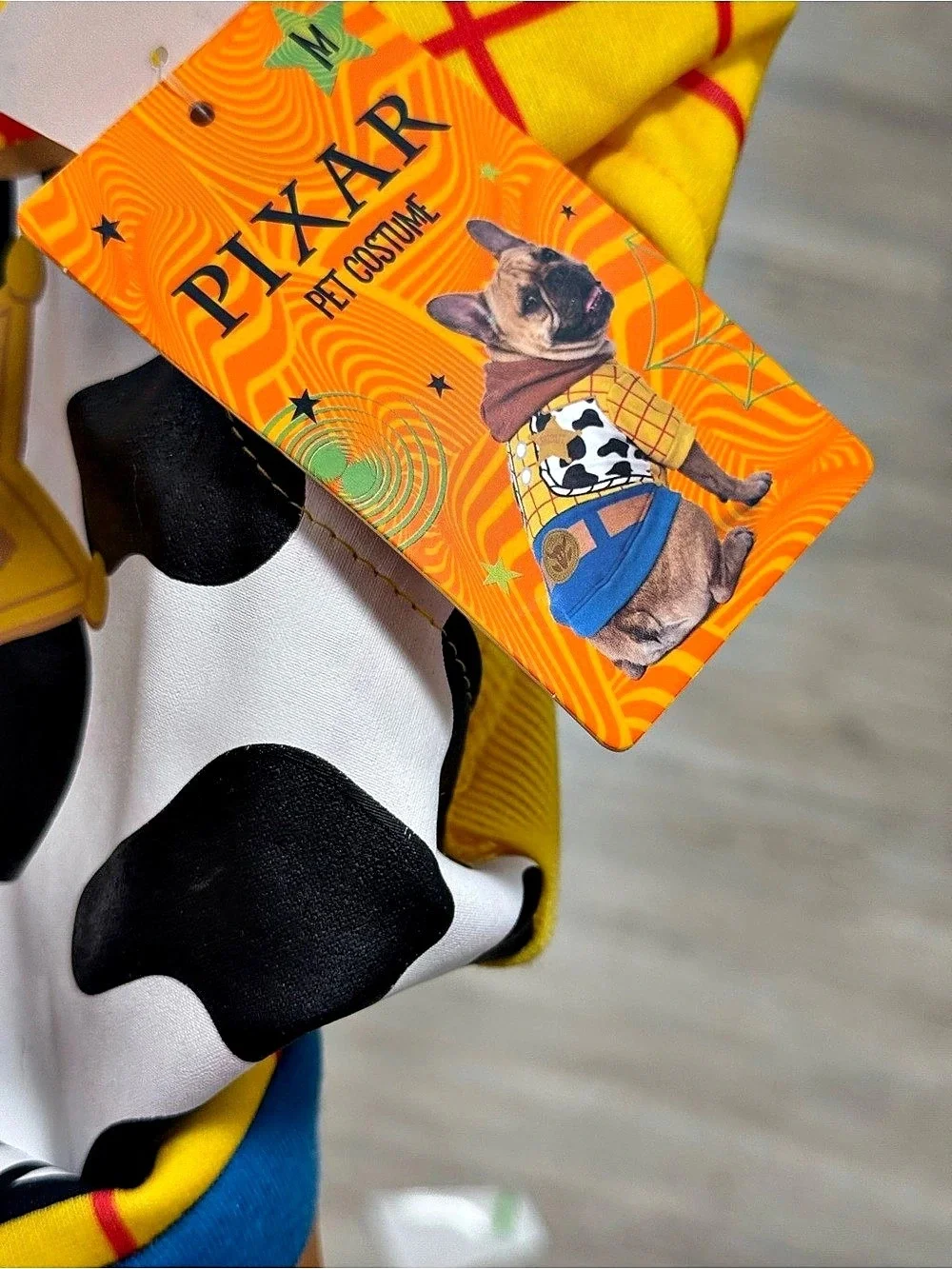 Pikyar Dog Costume Yellow & Black NWT